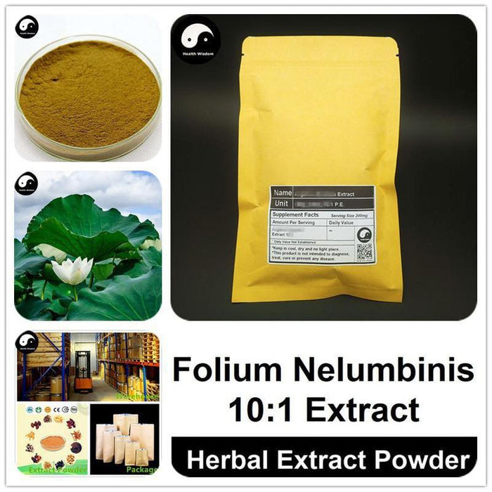 Lotus Leaf Extract Powder 10:1, Folium Nelumbinis P.E., He Ye