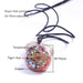 Lotus Orgonite Pendant Orgone Generator Tiger'S Eye Turquoise Chakra Energy Necklace With Rope For Women-Health Wisdom™