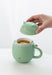 Lucky Cat Mug Tea Mug Creative Ceramic Cup With Cover Filter Office Water Cup Tea Separation Tea Cup