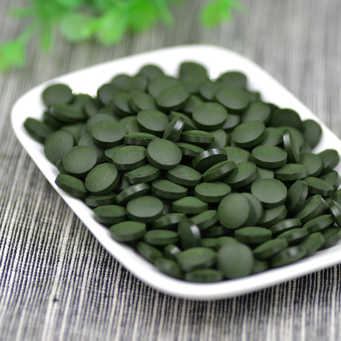 Luo Xuan Zao Pian 螺旋藻片, Spirulina Platensis Powder Pills, Dried Sea Food Spirulina-Health Wisdom™