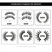 Magnetic False Eyelashes No Glue Full Eye 5 Magnet Reusable Fake Eyelashes Natural Soft Eyelashes Extension Magnetic Eyelash Kit-Health Wisdom™