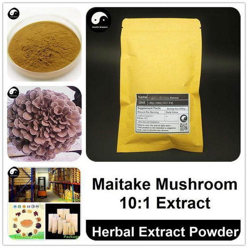 Maitake Mushroom Extract Powder 10:1, Polyporus Frondosus P.E., Dancing Mushroom, Hui Shu Hua-Health Wisdom™