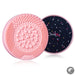 Makeup Brush Cleaner 2-in-1 Dry & Wet Silicone Washing Mat Sponge Remover Color from Brushes Cosmetic Cleaning Tools