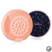 Makeup Brush Cleaner 2-in-1 Dry & Wet Silicone Washing Mat Sponge Remover Color from Brushes Cosmetic Cleaning Tools