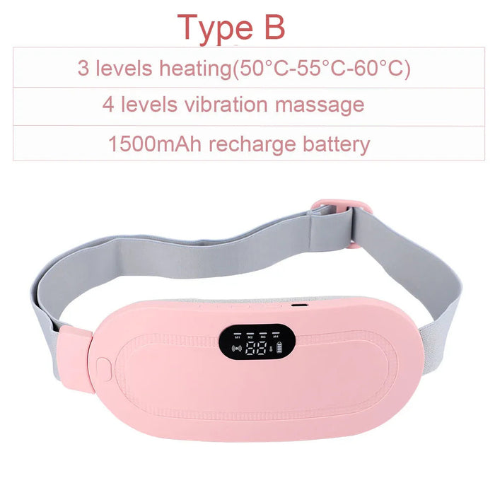 Menstrual Period Pain Relief Device 5-Level Heating Pad Eletric Massager Abdominal Vibrator for Women Physiotherapy Belly Warmer