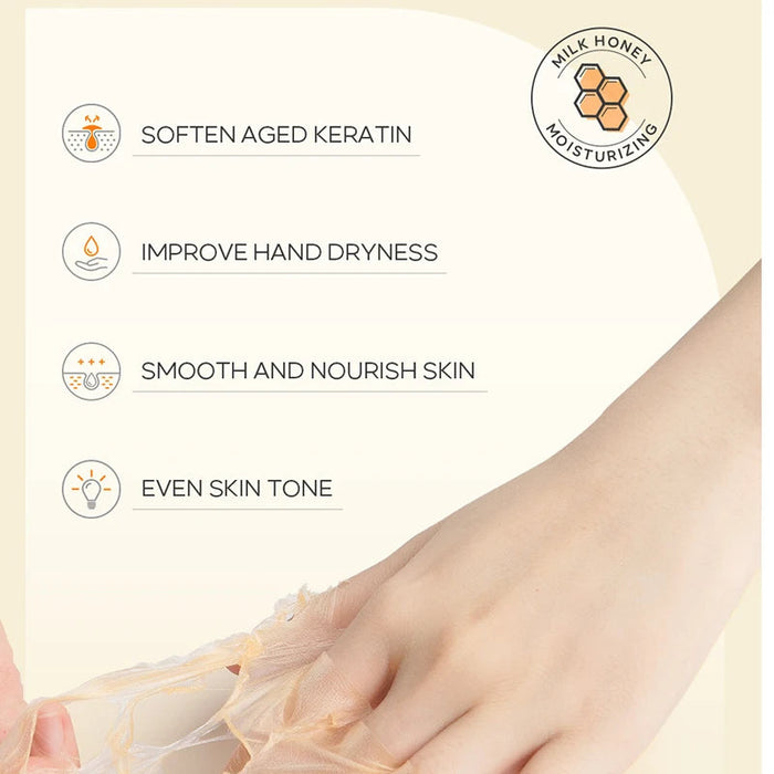 Milk Honey Hand Wax 50g Moisturizing Hands Care Skincare Products Hand Exfoliating Cream Exfoliator Anti Wrinkle Hands Skin Care-Health Wisdom™