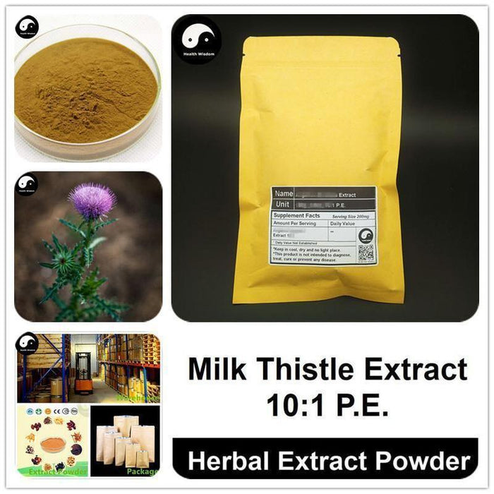 Milk Thistle Extract Powder 10:1, Silybum Marianum P.E., Shui Fei Ji-Health Wisdom™