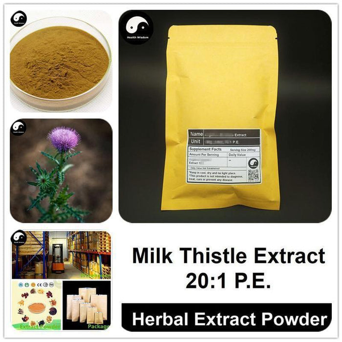 Milk Thistle Extract Powder 20:1, Silybum Marianum P.E., Shui Fei Ji