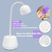 Mini Lotus Nail Lamp Quick Drying Gel Nail Polish Dryer UV Light For Gel Nails Professional Bendable UV LED Lamp For Manicure