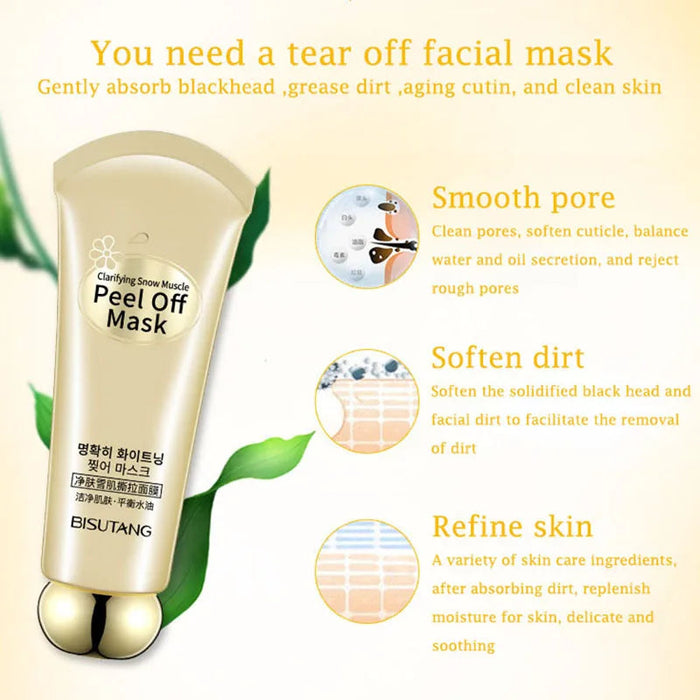 Moisturizing Tear Off Facial Mask Remove Blackhead Replenish Water Brighten skincare Tearing Face Mask Korean Skin Care Products-Health Wisdom™