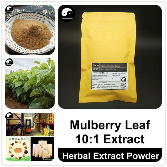 Mulberry Leaf Extract Powder 10:1, Morus Alba P.E., Sang Ye