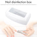 Nail Art Sterilizer Tray Disinfection Box Sterilizing Clean Nail Art Salon Manicure Implement Sanitize Equipment Cleaner Tools