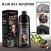 Natural Brown Hair Color Permanent Hair Coloring Shampoo Long Lasting Black Hair Dye Shampoo For Women Men Professional Dye