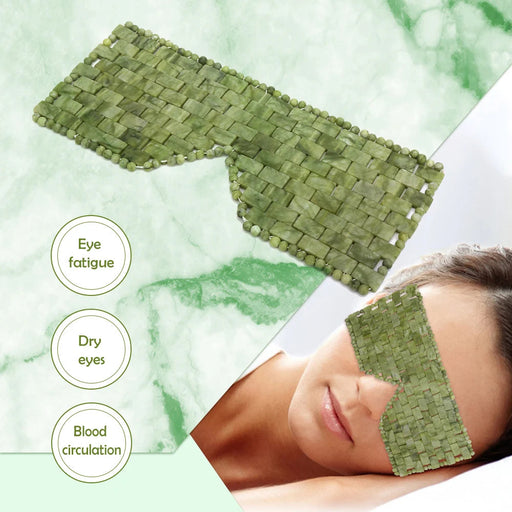 Natural Jade Face Mask Cold Therapy Jade Mask Cooling Sleep Eye Mask Relief Eye Cover Beauty Massage Tools Face Cooling Massager-Health Wisdom™