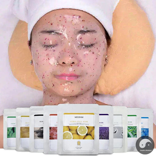 Natural Soft Hydro Jelly Mask Powder Peel Off Rubber Face Masks Facial SPA Whitening Rose Collagen Hyaluronic Acid Skin Care-Health Wisdom™
