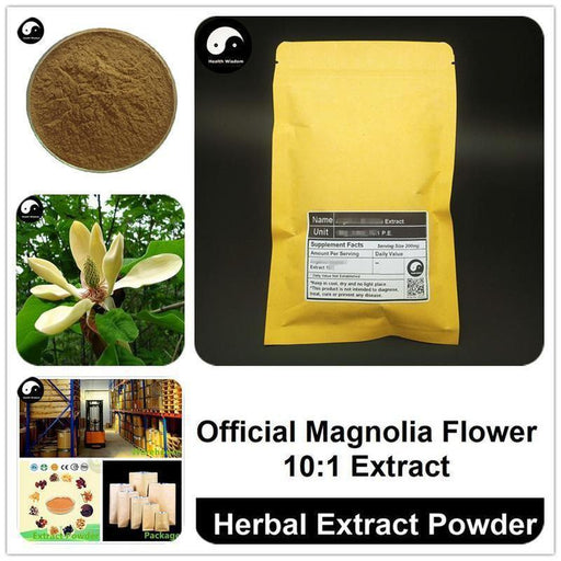 Official Magnolia Flower Extract Powder, Flos Houpoea Officinalis P.E. 10:1, Hou Pu Hua