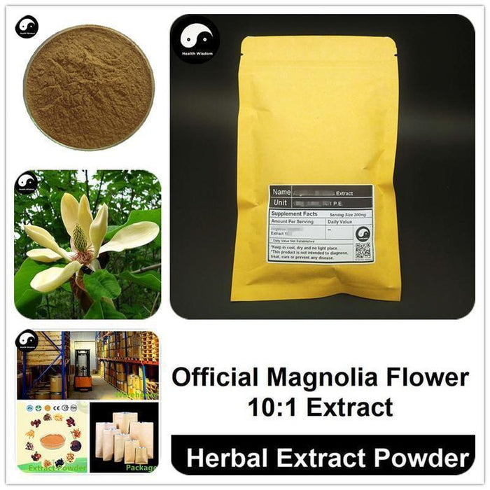 Official Magnolia Flower Extract Powder, Flos Houpoea Officinalis P.E. 10:1, Hou Pu Hua-Health Wisdom™