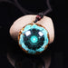 Orgonite Energy Necklace For Women Men Turquoises Reiki Crystal Orgone Chakra Pendant With Adjustable Neck Cord-Health Wisdom™
