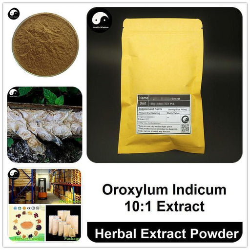 Oroxylum Indicum Extract Powder, Indian Trumetflower Seed P.E. 10:1, Mu Hu Die-Health Wisdom™