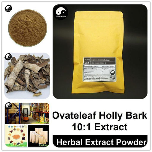 Ovateleaf Holly Bark Extract Powder, Ilex Rotunda P.E. 10:1, Jiu Bi Ying-Health Wisdom™