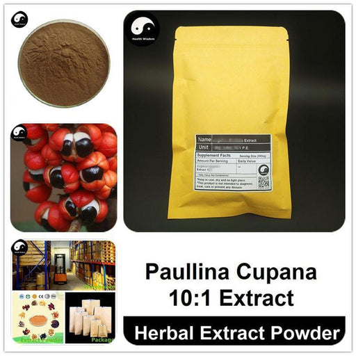 Paullina Cupana Extract Powder, Guarana P.E. 10:1, Gua La Na-Health Wisdom™