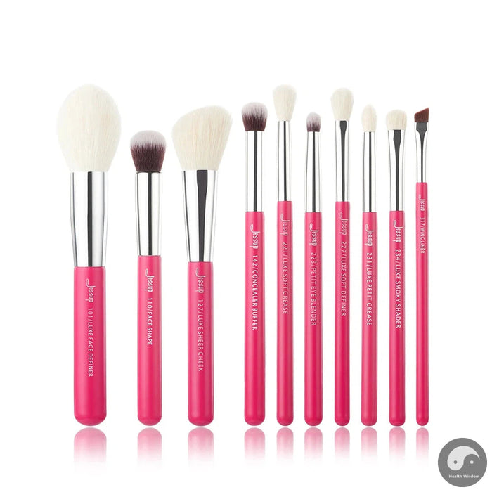 Perfect 10pcs Makeup Brushes Set Beauty tools Make up Brush Cosmetic Foundation Powder Definer Blending Eyeshadow Wing Liner