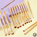 Perfect Bamboo Eye Brushes set, 15pcs Eyeshadow Details Eyeliner Eyebrow Precise shading Blending-Health Wisdom™