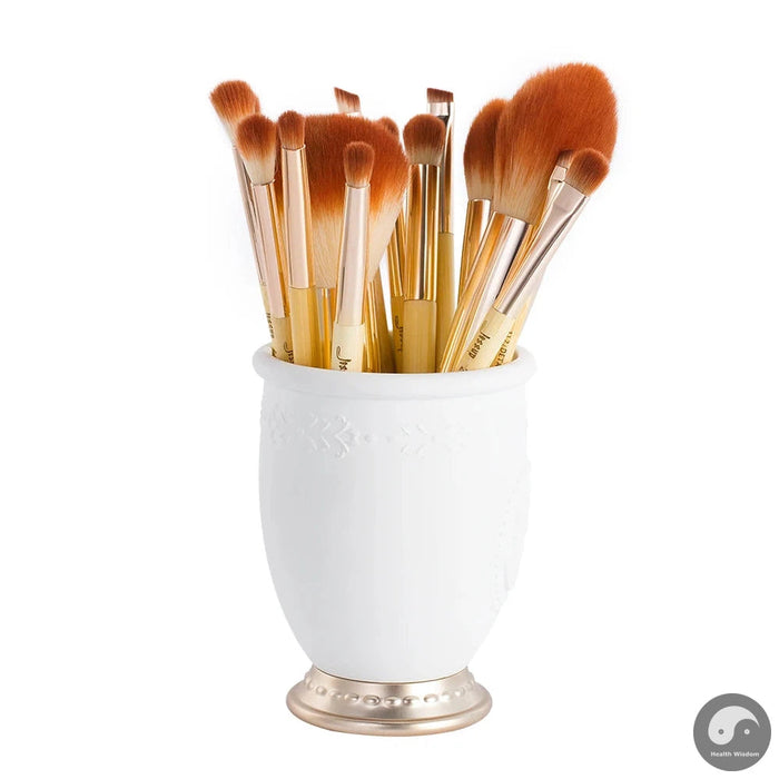 Perfect Beauty 15pcs Bamboo Professional Makeup Brushes brush Set Make up Tools kit Foundation Powder cosmetics