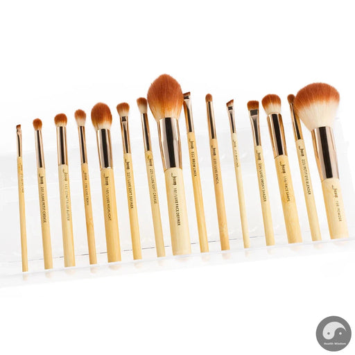 Perfect Beauty 15pcs Bamboo Professional Makeup Brushes brush Set Make up Tools kit Foundation Powder cosmetics-Health Wisdom™