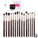 Perfect Eye Brushes Set 15pcs Makeup brush, Natural Synthetic,Eyeshadow Brush,Eyeliner Blending Eyebrow Concealer T284