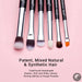 Perfect Eye Makeup Brushes Set 15pcs Precise Eyeshadow Brush Eyebrow EyeLiner Blending Concealer Natural Synthetic Black T177-Health Wisdom™
