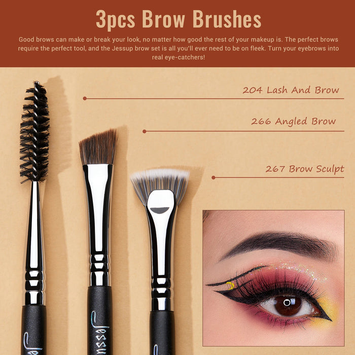 Perfect Eye Makeup Brushes Set,Professional Makeup Brush,Synthetic Eye Blending Brush Eyeshadow Brush Eyebrow Crease Shader T341-Health Wisdom™