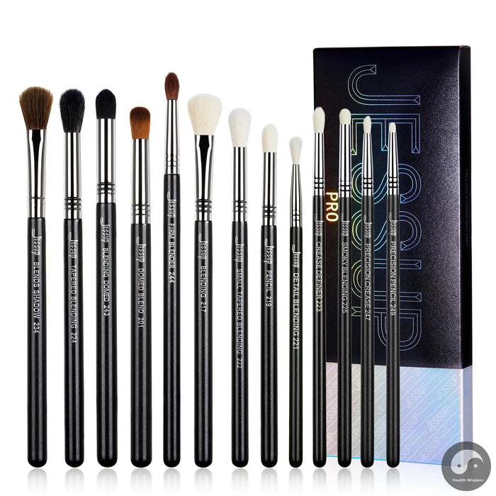 Perfect Eye Makeup Brushes set Professional Eye Blending Brush Synthetic Blends Shadow Crease Pencil Smoky T338