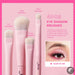 Perfect Eyeshadow Brush Set Pink Eye Makeup Brushes Concealer Brush Premium Vegan Eyeshadow liner Blending Brush for Makeup, T496