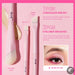 Perfect Eyeshadow Brush Set Pink Eye Makeup Brushes Concealer Brush Premium Vegan Eyeshadow liner Blending Brush for Makeup, T496-Health Wisdom™