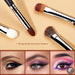 Perfect Eyeshadow Brush set Pro Eye Makeup Brushes set Black Premium Synthetic Eye shading Concealer Blending Brush T339