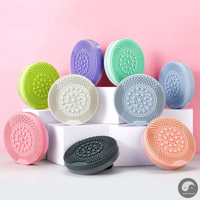 Perfect Makeup Brush Cleaner Sponge 2-IN-1 Dry & Wet Silicone Remover Color Makeup Accessories