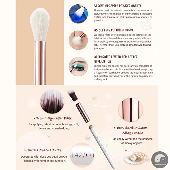 Perfect Makeup Brush set Free Shipping, 3- 5pcs Makeup Brushes,Blending Foundation Eyeshadow Liner Powder Contour Highlight T228-Health Wisdom™