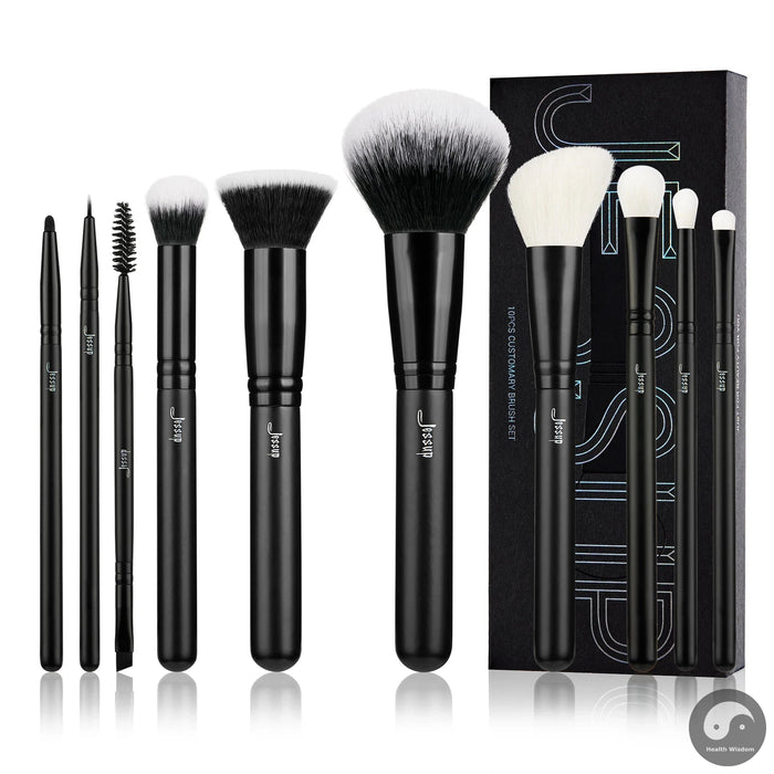 Perfect Makeup Brushes 10-14pc Makeup Brush set Synthetic Foundation Brush Powder Contour Eyeshadow Liner Blending Highlight T329