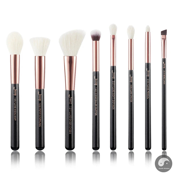 Perfect Makeup Brushes 8pcs Makeup Brushes set Natural-synthetic Foundation Powder Highlighter Blush Eyeshadow Eyeliner