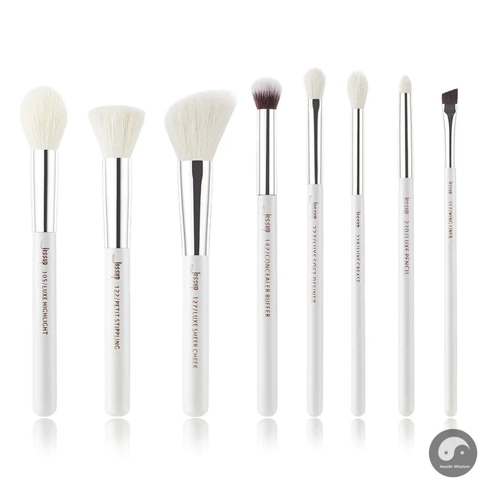 Perfect Makeup Brushes 8pcs Makeup Brushes set Natural-synthetic Foundation Powder Highlighter Blush Eyeshadow Eyeliner-Health Wisdom™