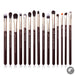 Perfect Makeup Brushes Set 15pcs Eye Brushes set Natural-synthetic Eyeshadow Eyeliner Eyebrow Blending Pearl White T217