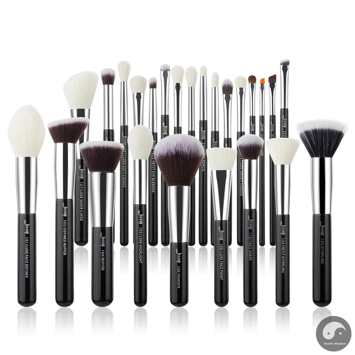 Perfect Makeup brushes 6- 25pcs Make up Brush set Professional Natural Synthetic Foundation Powder Contour Blending Eyeshadow-Health Wisdom™