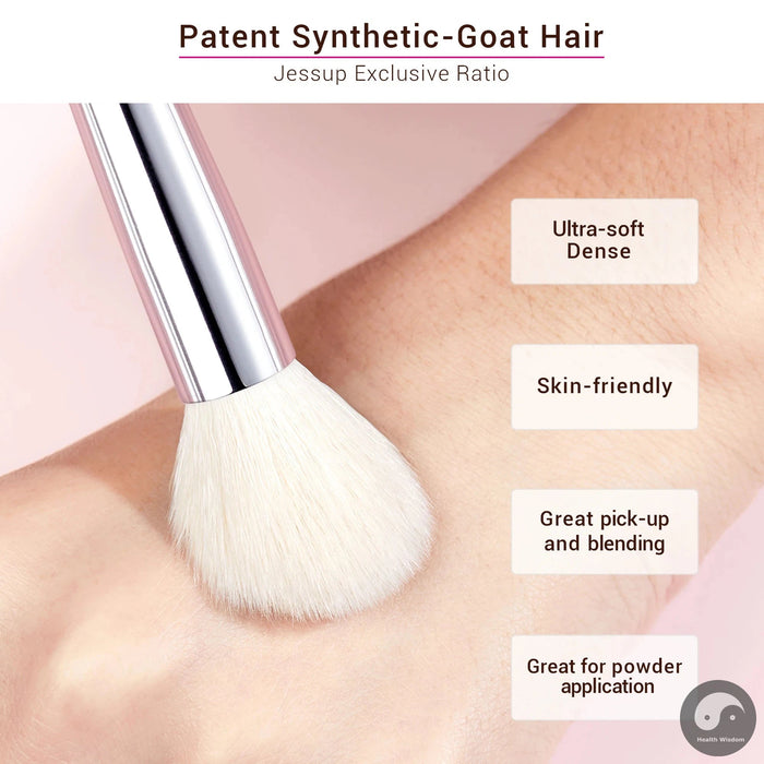 Perfect Makeup brushes set Pearl White/Silver Beauty Foundation Powder Eyeshadow Make up Brushes High quality 6pcs-25pcs-Health Wisdom™