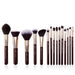 Perfect Professional Makeup Brushes 15pcs Make up Brush set Cosmetics Foundation Powder Definer Shader Liner Rose Gold / Black
