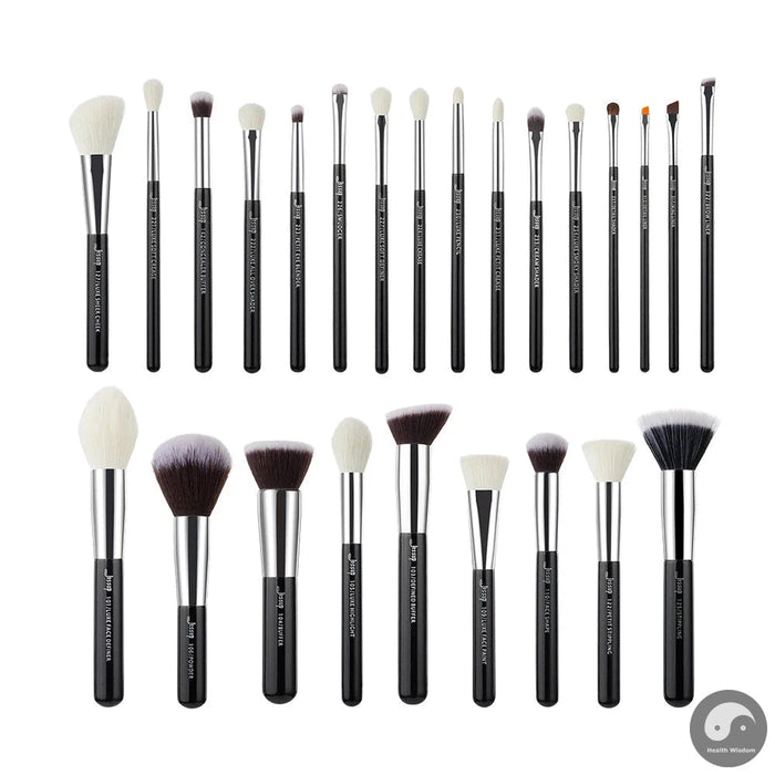 Perfect Professional Makeup Brushes Set 25pcs Natural-Synthetic Foundation Powder Eyeshadow Make up Brush Blushes Black T175