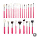Perfect Professional Makeup Brushes Set 25pcs Natural-Synthetic Foundation Powder Eyeshadow Make up Brush Blushes Black T175
