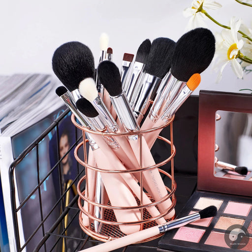 Perfect Professional Makeup Brushes Set Powder Foundation Eyeshadow Eyeliner Lip Brush Tool Kit Make Up Cosmetic Tools,15pcs T094-Health Wisdom™