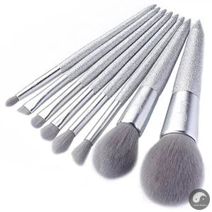 Perfect brush 8pcs makeup brush Powder Blusher Eyeshadow Foundation brush Synthetic hair Gift box Shining Party