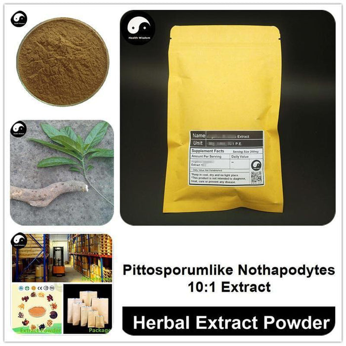 Pittosporumlike Nothapodytes Root Extract Powder, Pittosporumlike P.E. 10:1, Ma Bi Mu-Health Wisdom™